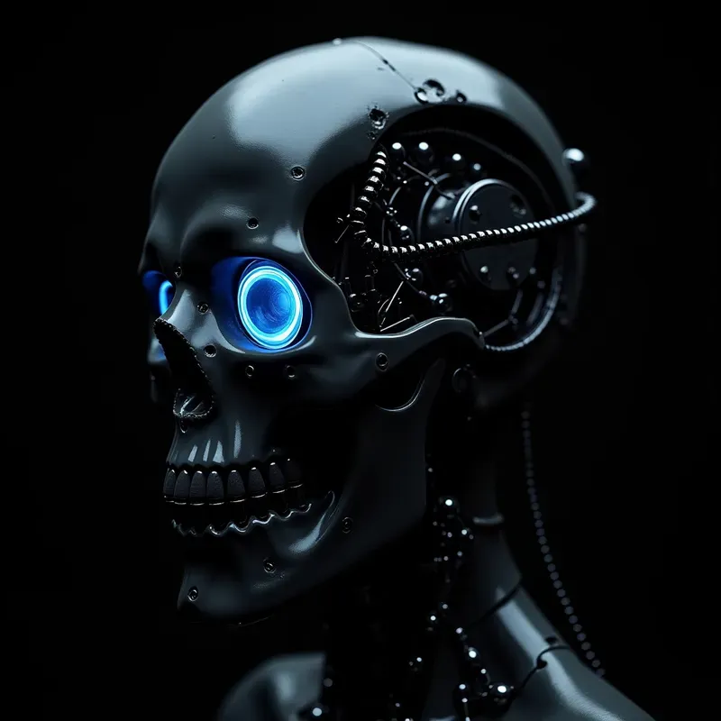 Biomechanical Scifi Skulls