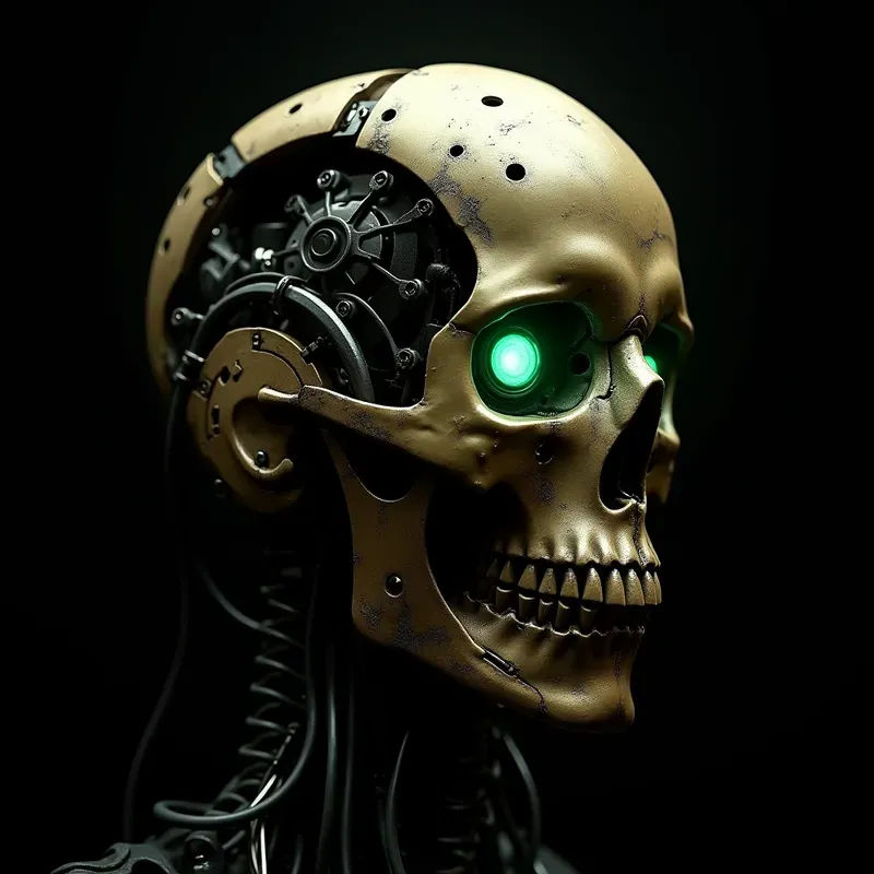 Biomechanical Scifi Skulls