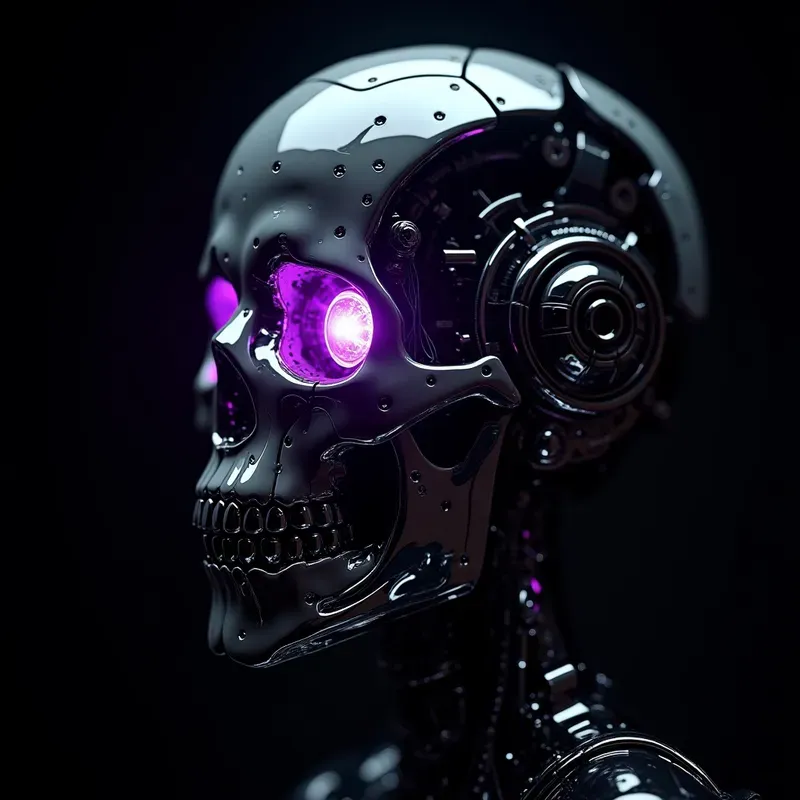 Biomechanical Scifi Skulls