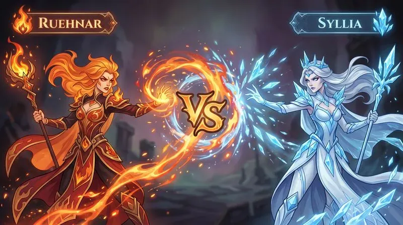 2D Fantasy Vs Poster Afk Style