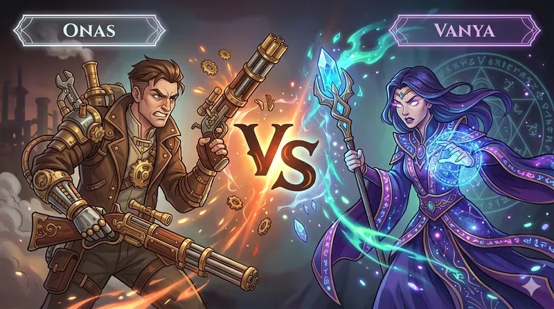 2D Fantasy Vs Poster Afk Style