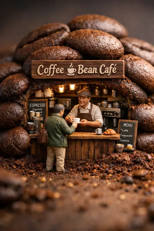 Miniature Food World Macros