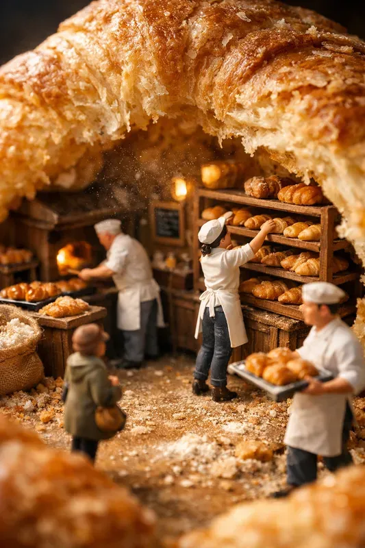 Miniature Food World Macros