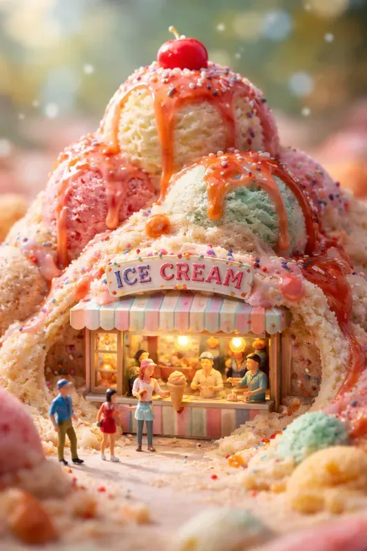 Miniature Food World Macros