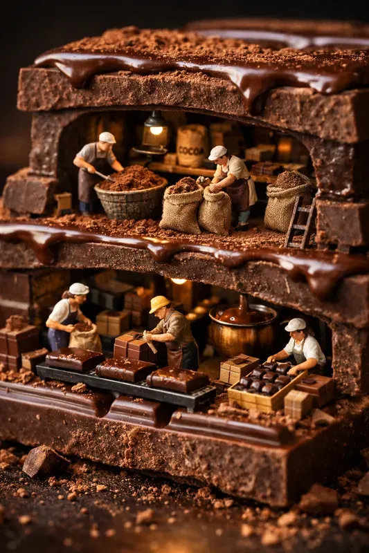 Miniature Food World Macros