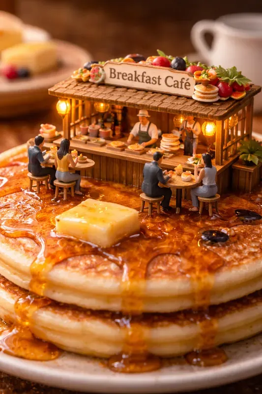 Miniature Food World Macros