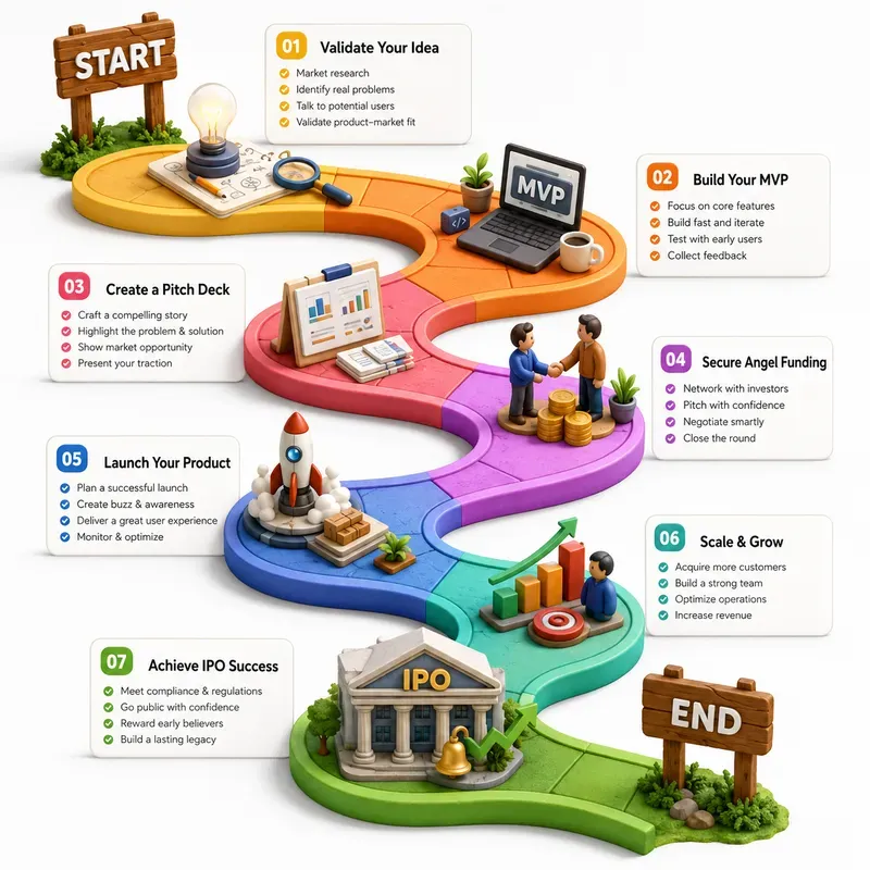 3D Isometric Roadmap Infographics