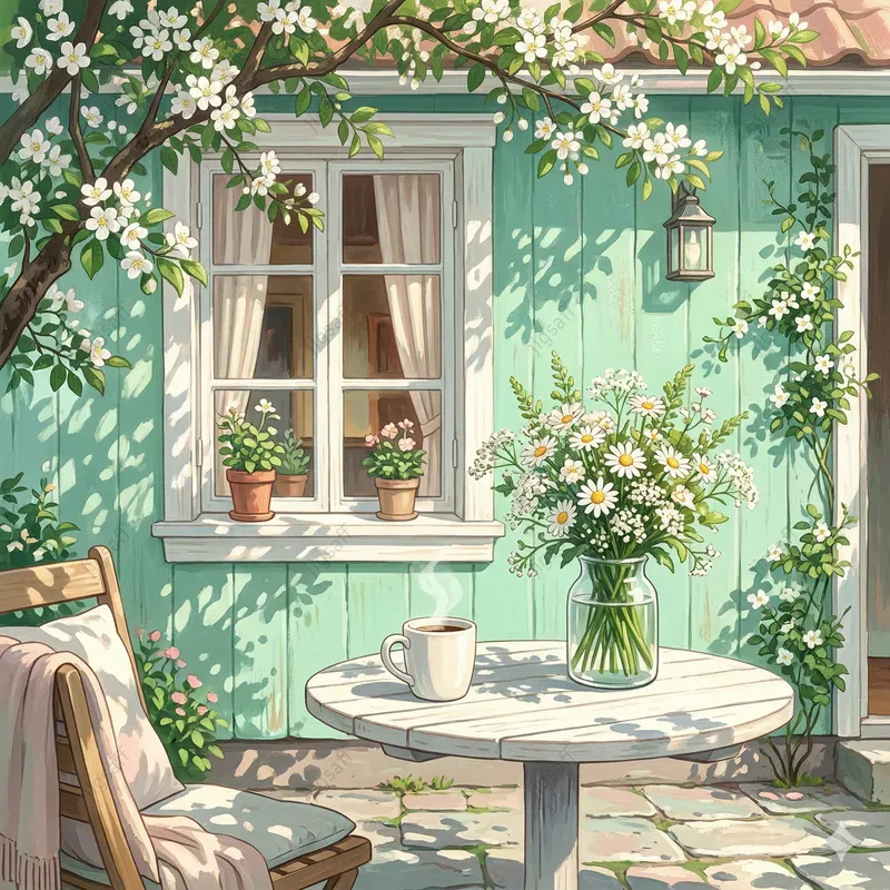 Idyllic Anime Gouache Backgrounds