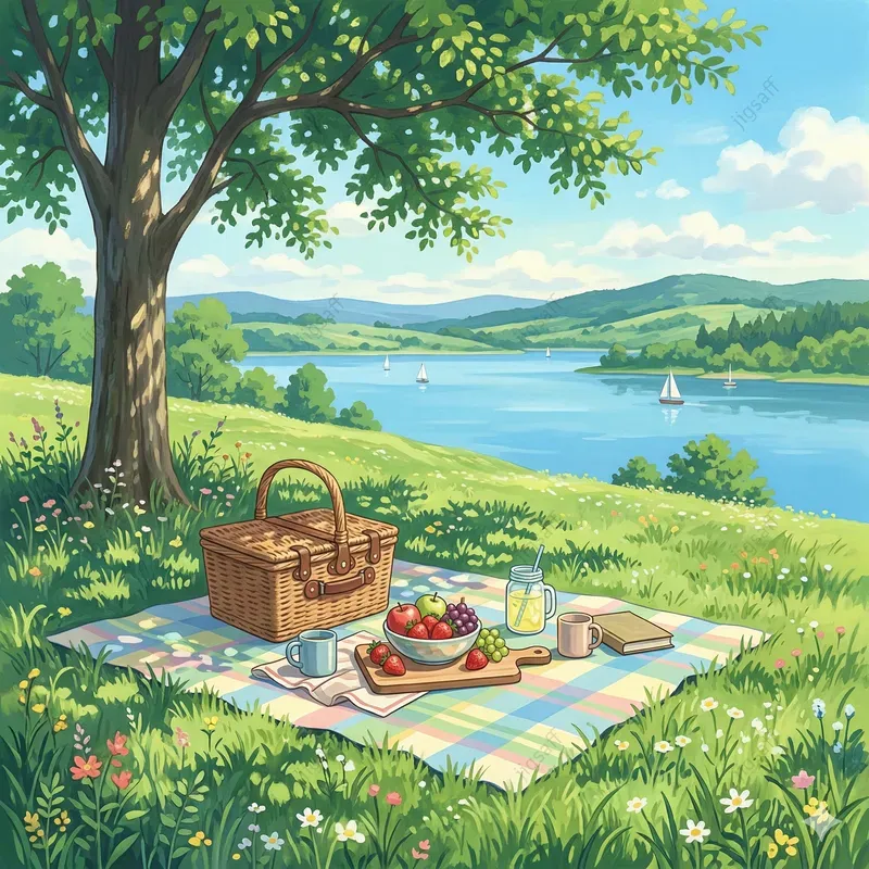 Idyllic Anime Gouache Backgrounds