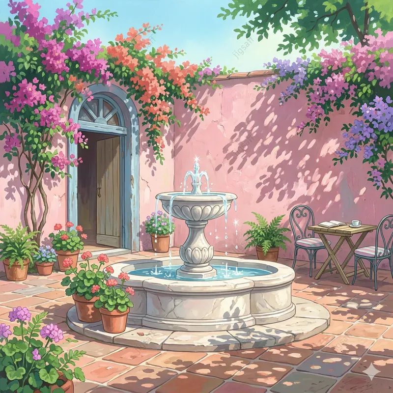 Idyllic Anime Gouache Backgrounds