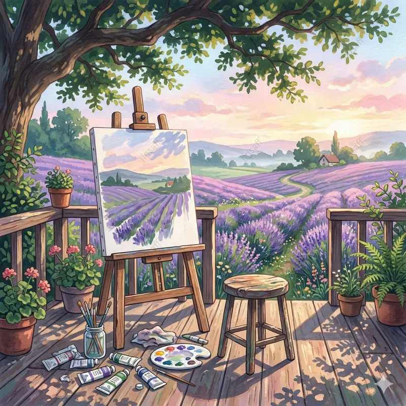 Idyllic Anime Gouache Backgrounds