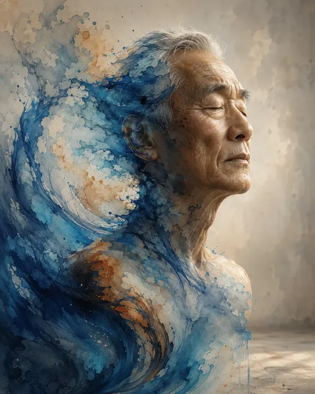 Poured Into Existence Liquid Portraits