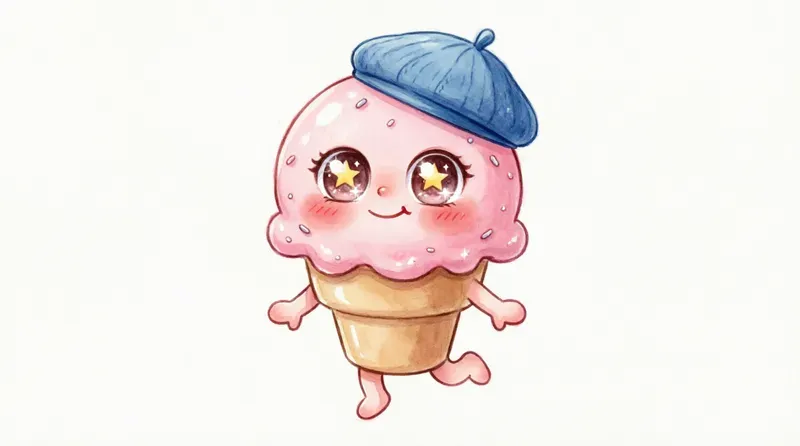 Cute Food Mascot Characters