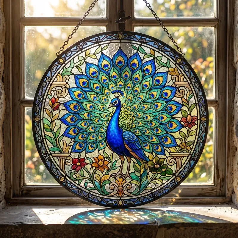 Stained Glass Suncatcher Art