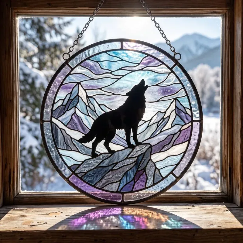 Stained Glass Suncatcher Art