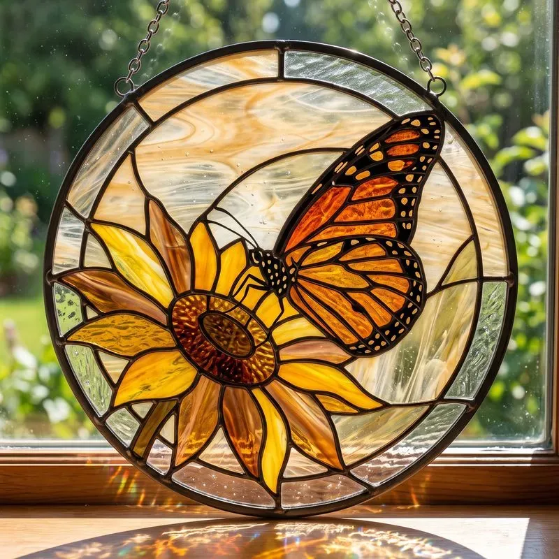 Stained Glass Suncatcher Art