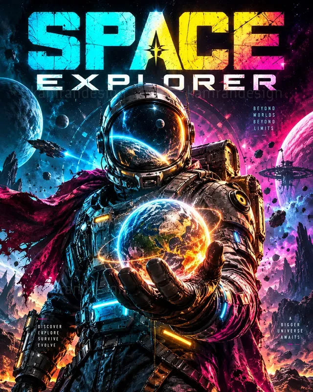 Cinematic Game Character Posters