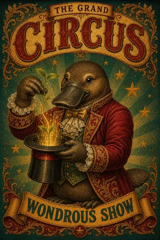 Whimsical Circus Nursery Poster Art