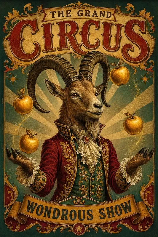 Whimsical Circus Nursery Poster Art