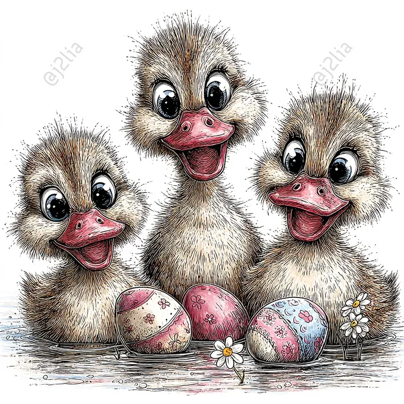 Easter Animal Watercolor Clipart Packs