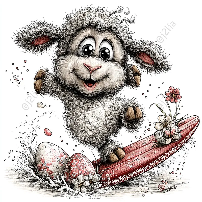 Easter Animal Watercolor Clipart Packs