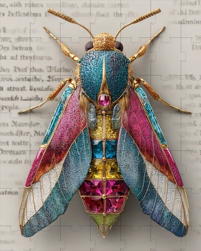 Haute Couture Insect Portraits