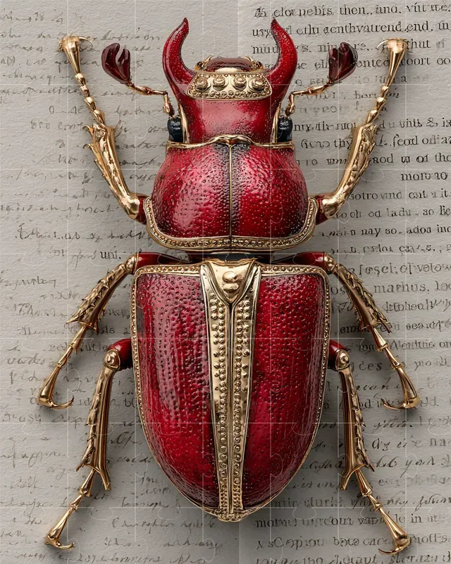 Haute Couture Insect Portraits