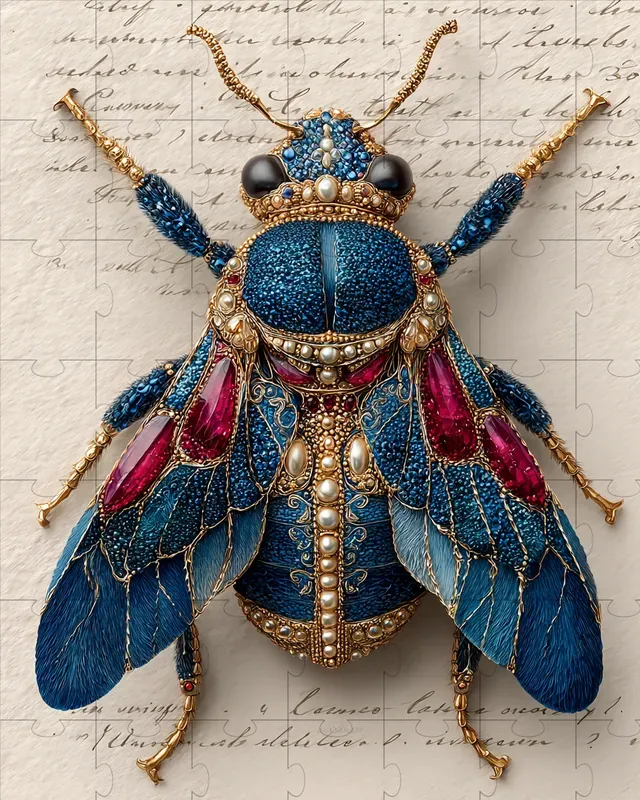 Haute Couture Insect Portraits