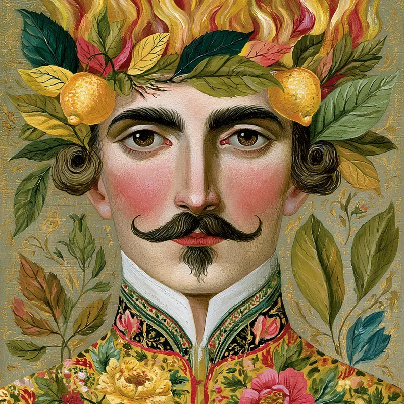 Enchanted Folk Floral Art