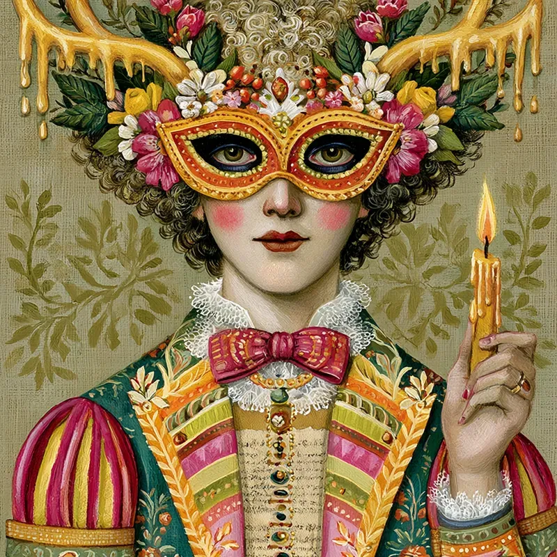 Enchanted Folk Floral Art