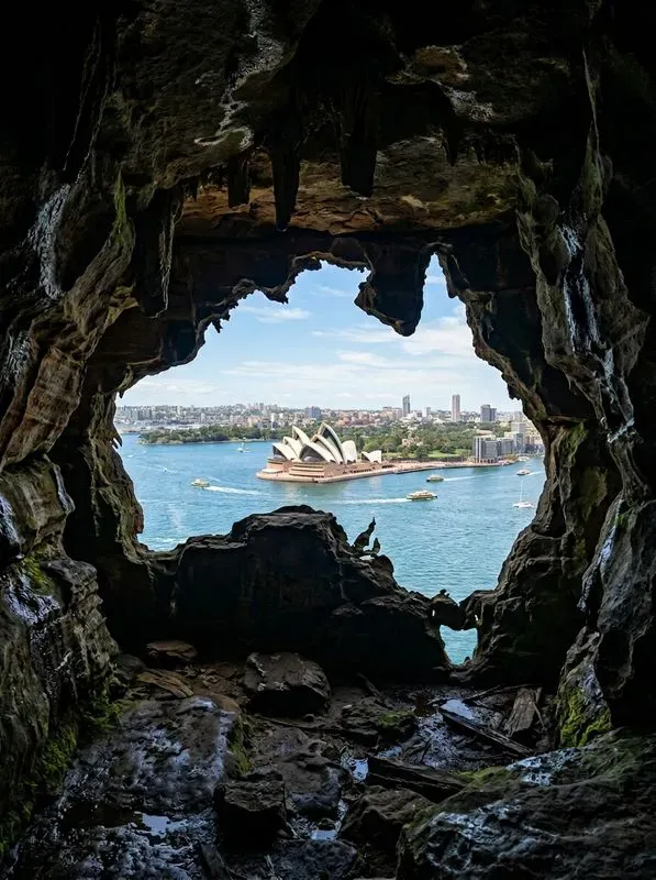 Cave Window Landmark Views Any Country