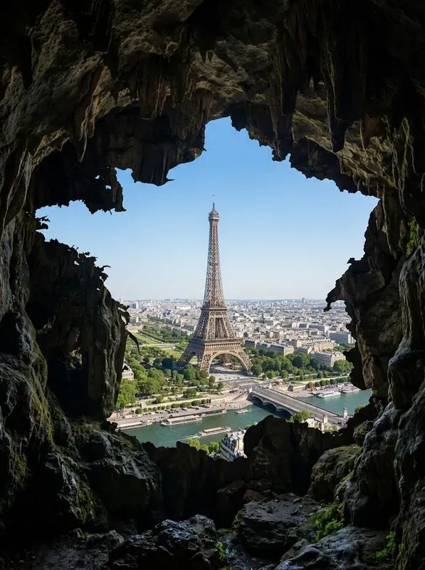 Cave Window Landmark Views Any Country