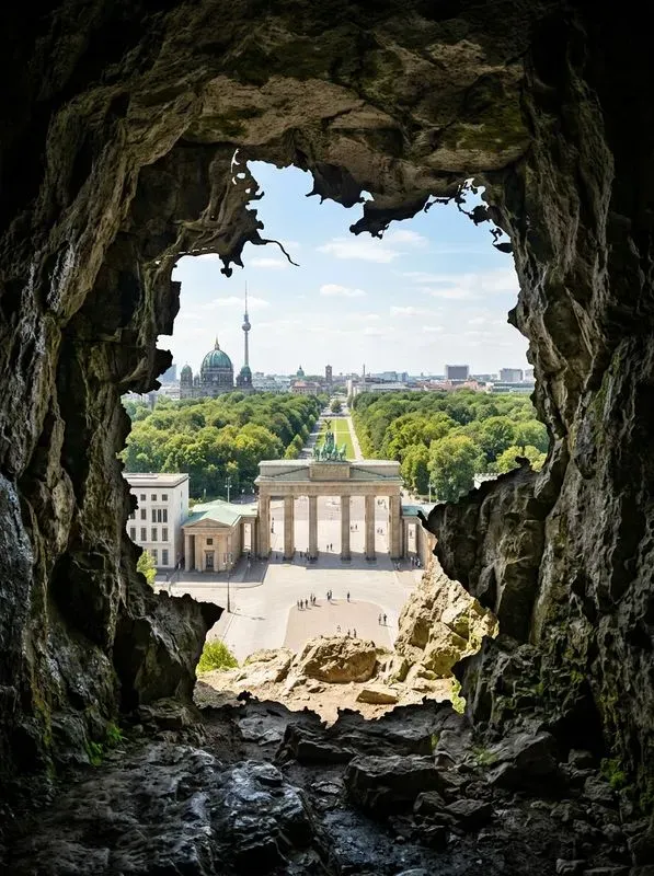 Cave Window Landmark Views Any Country