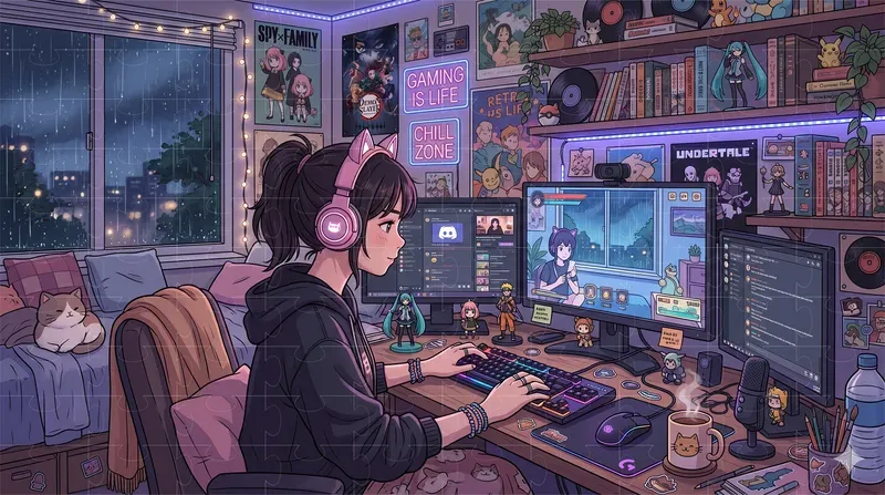 Customizable Lofi Anime Aesthetics