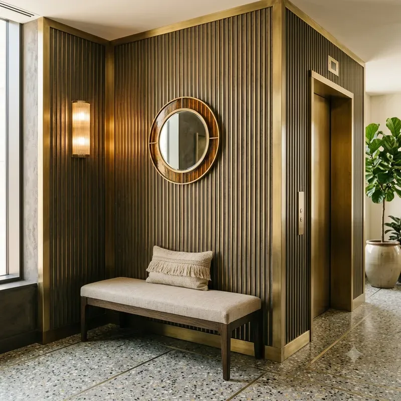 Boutique Hotel Lobby Detail Builders