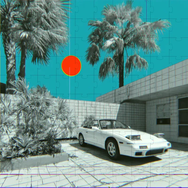 Riso Film Retro Surreal Collages