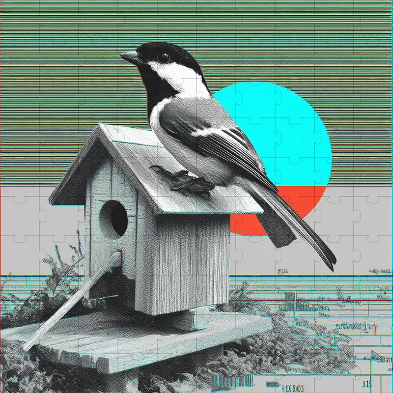 Riso Film Retro Surreal Collages