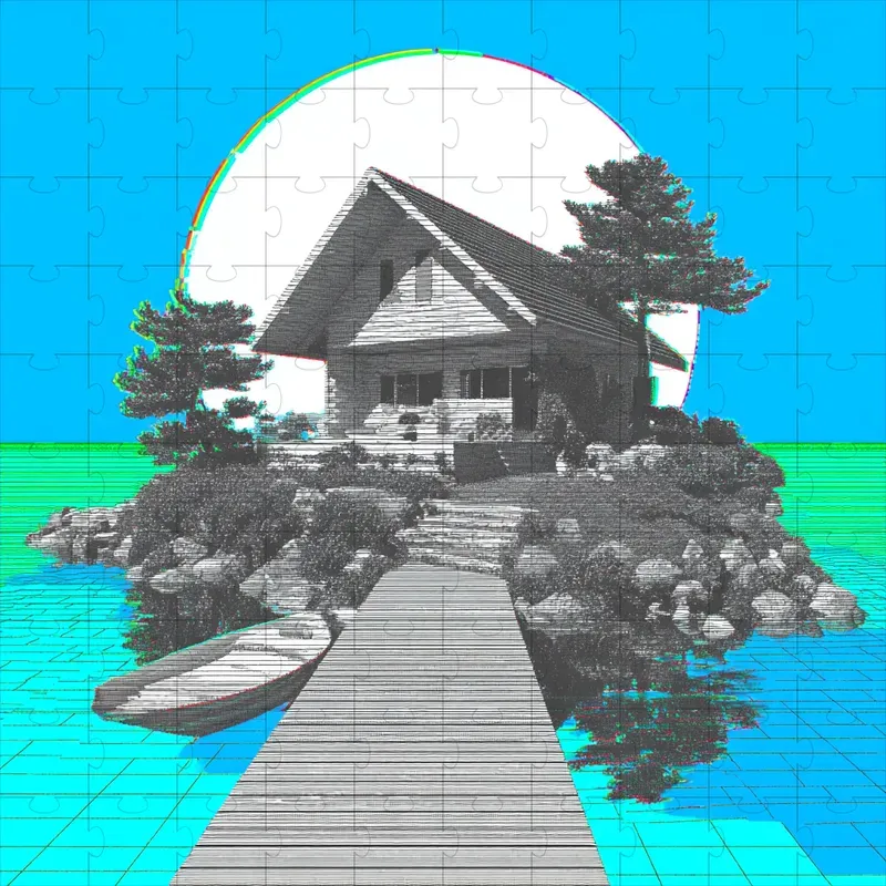 Riso Film Retro Surreal Collages