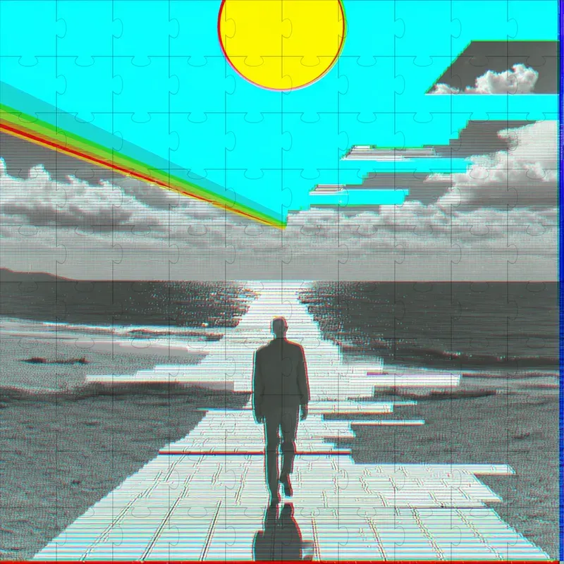Riso Film Retro Surreal Collages