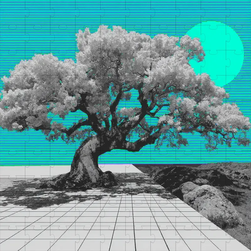 Riso Film Retro Surreal Collages