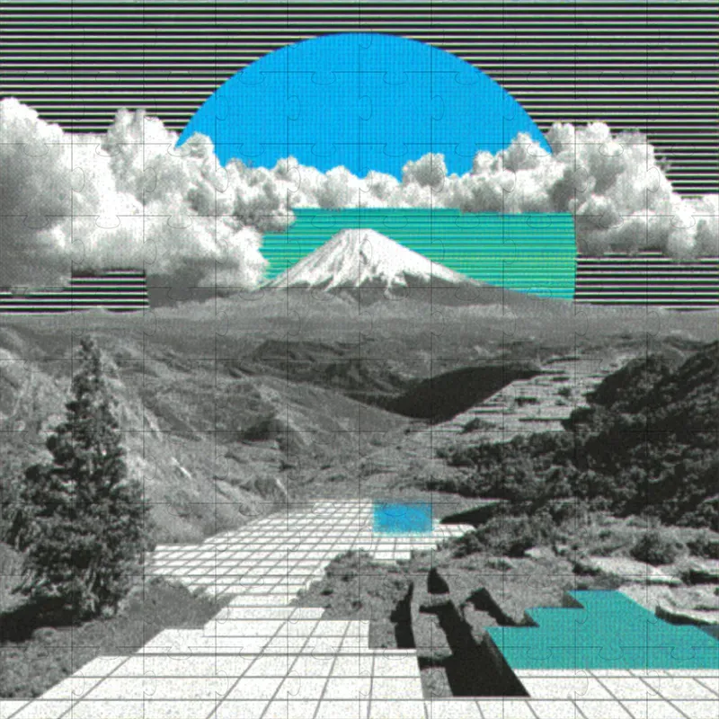 Riso Film Retro Surreal Collages