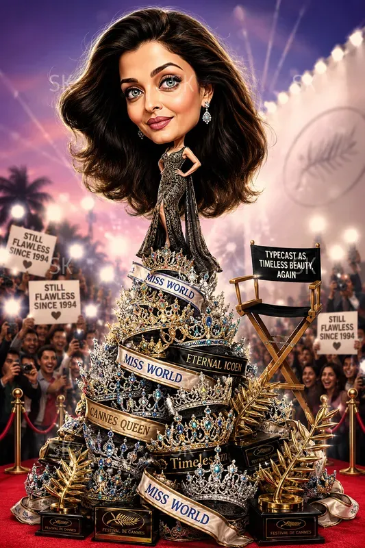 Cinematic Famous People Caricatures