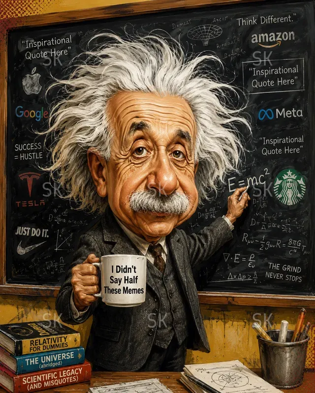 Cinematic Famous People Caricatures