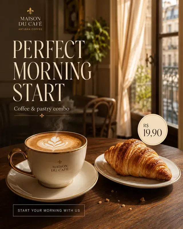 Premium Coffee Ad Campaigns