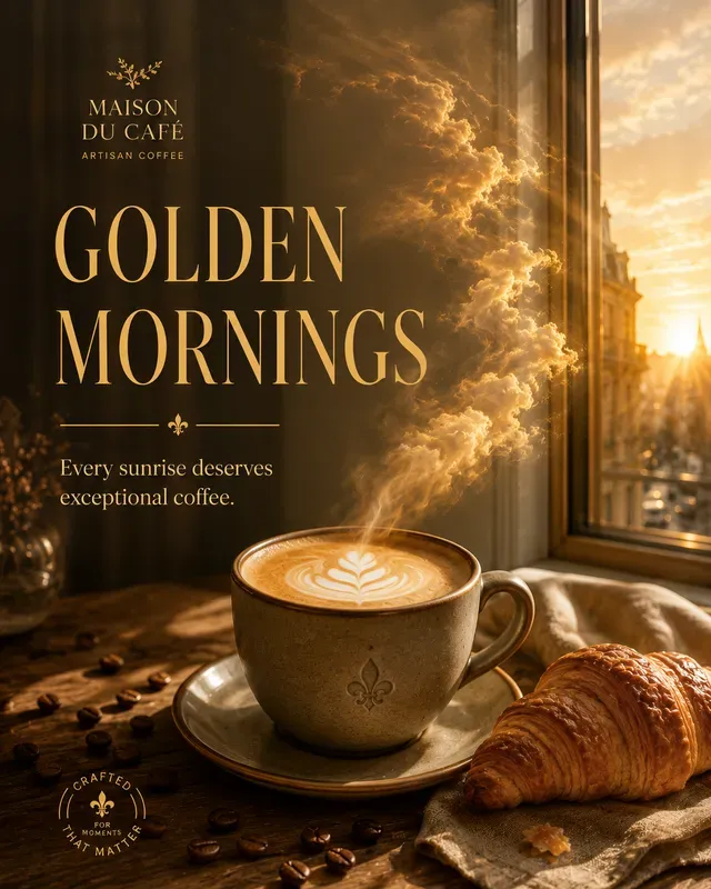 Premium Coffee Ad Campaigns