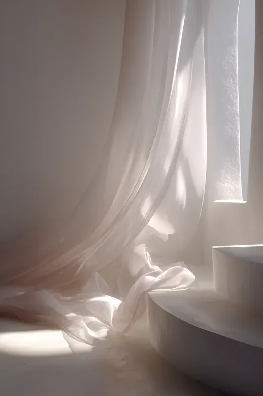 Ethereal White Marble Editorial Scenes