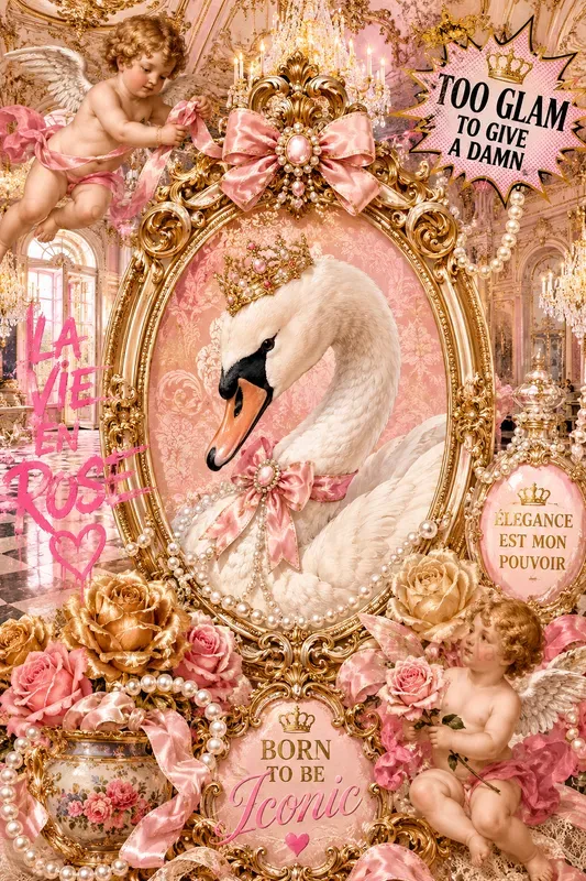Rococo Coquette Pop Art Posters