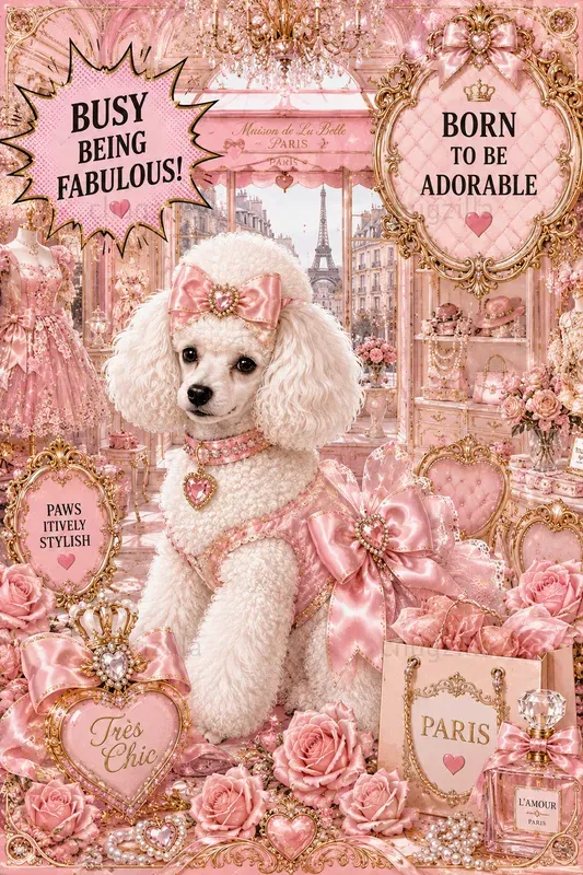 Rococo Coquette Pop Art Posters