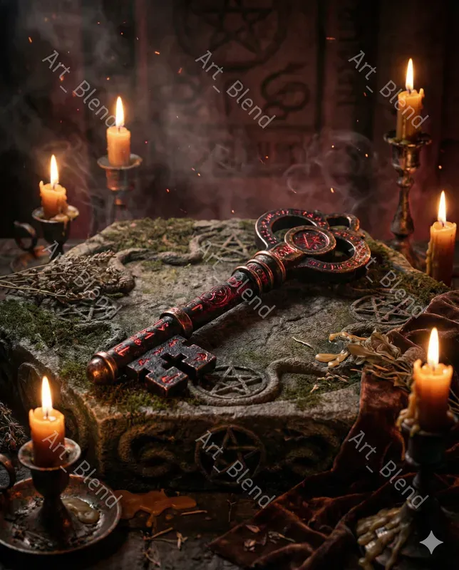 Dark Gothic Ritual Still Lifes