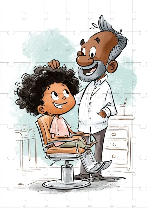 Playful Cartoon Life Scenes